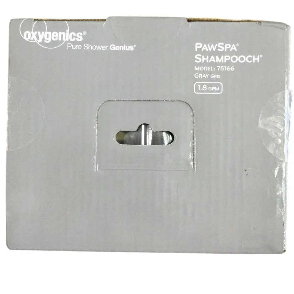 Oxygenics PawSpa Dog Shower Head Kit Pet Bath Nozzle & Shampoo Sprayer NEW